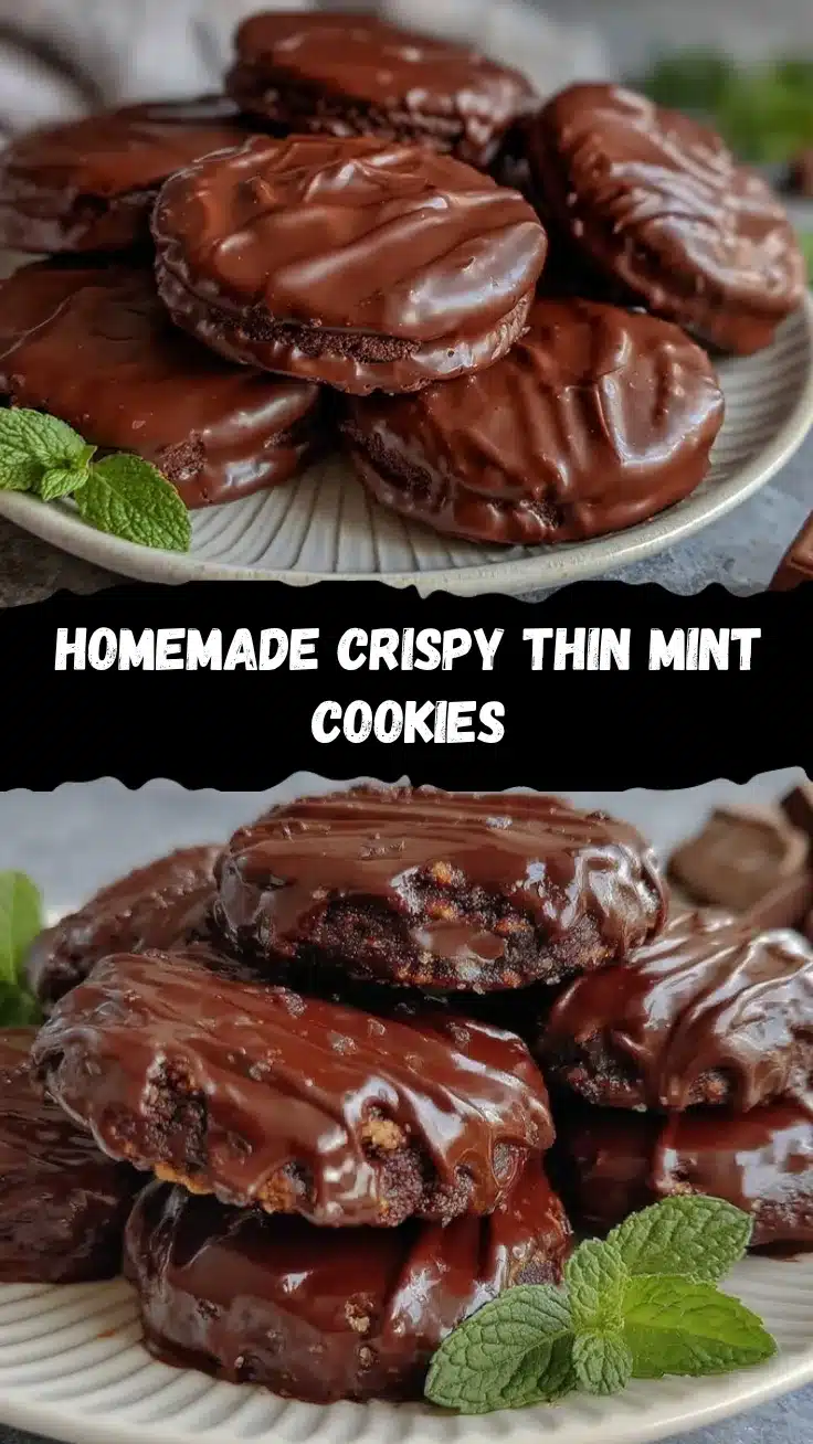 homemade thin mint cookies recipe