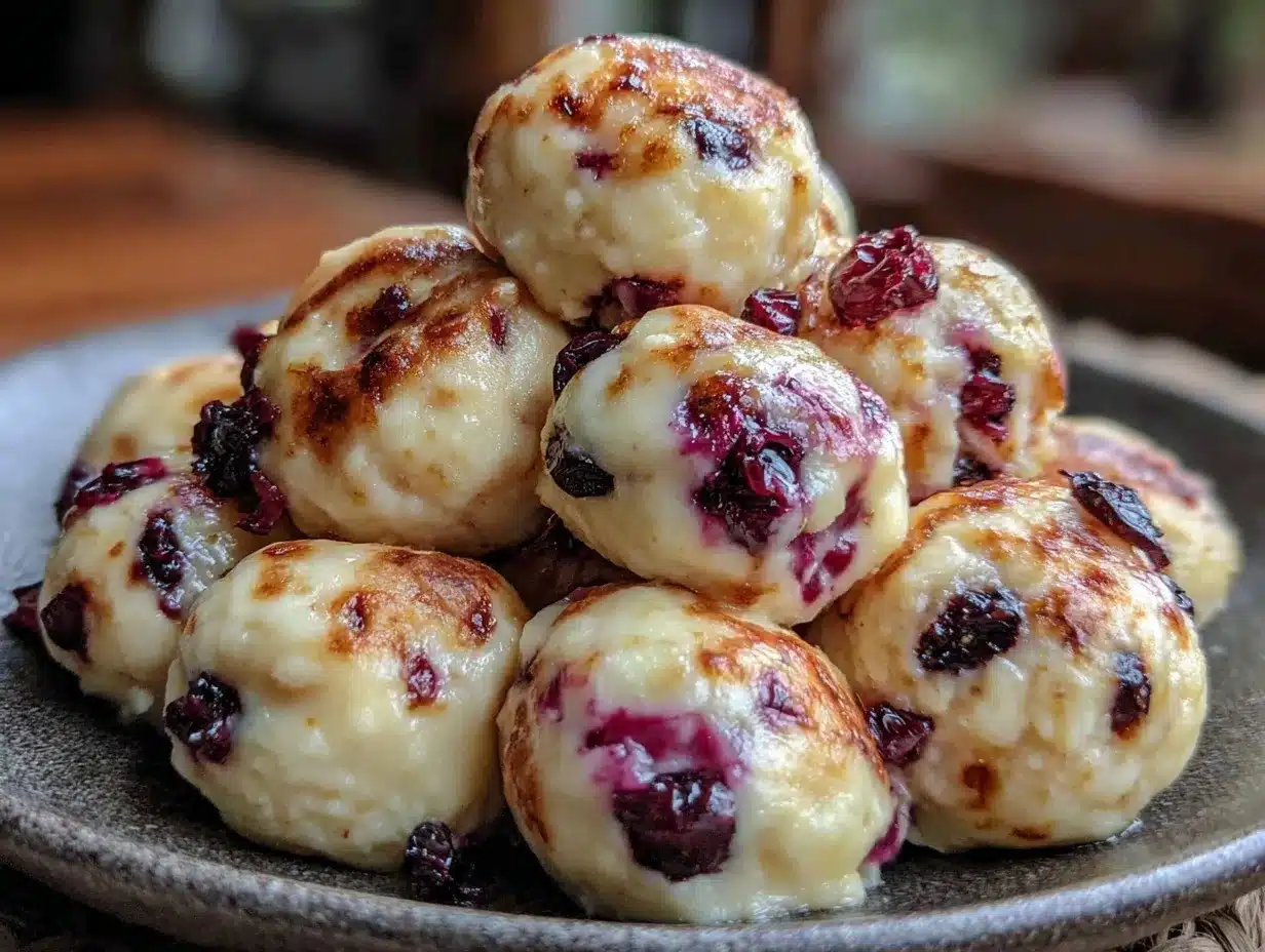 lemon blueberry protein bites preparation steps