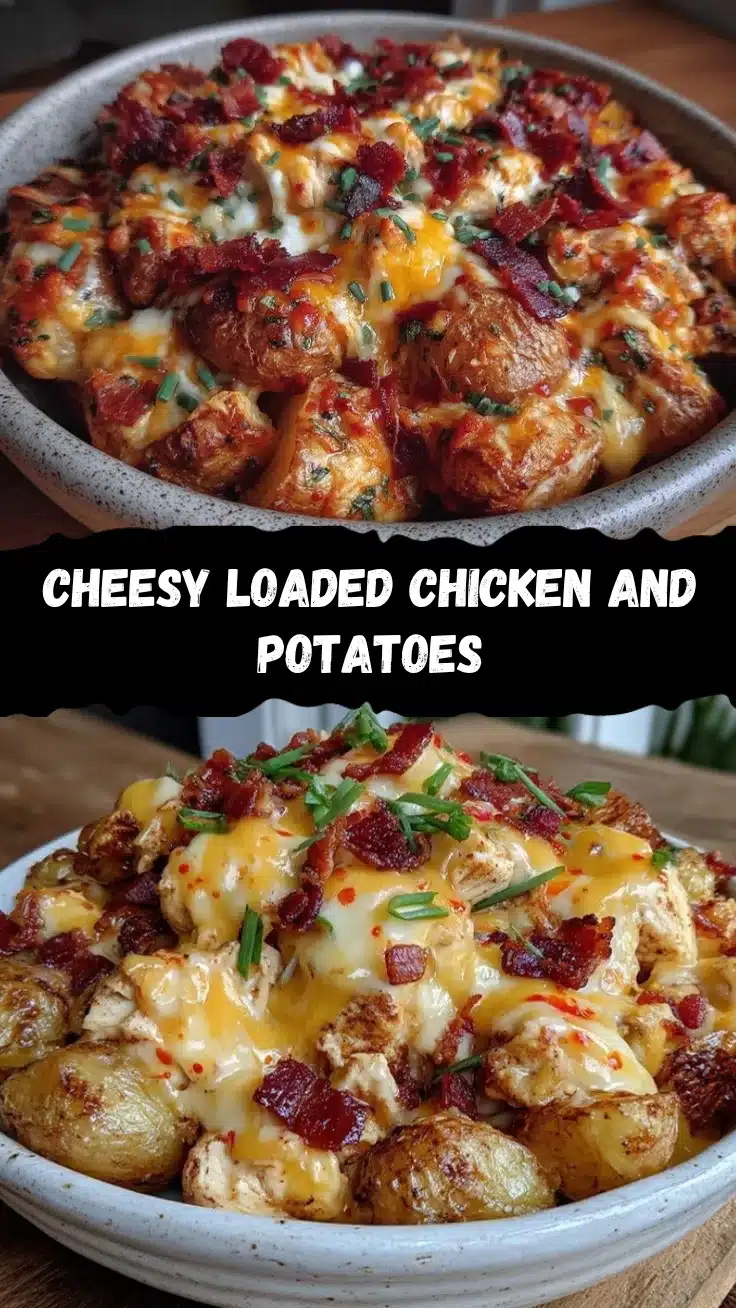 loaded chicken and potatoes casserole recipe
