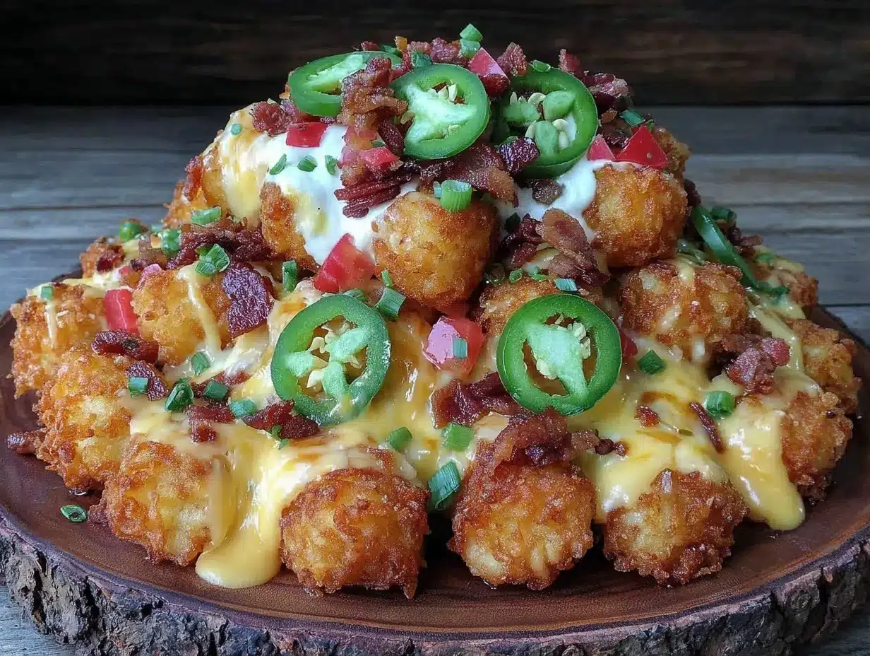 loaded tater tot nachos preparation steps