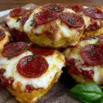 mini heart pizza bites - featured image