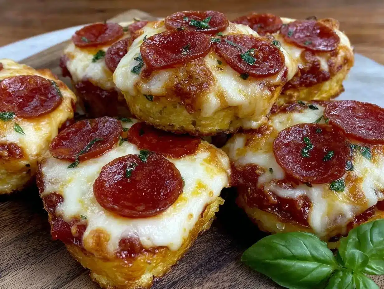mini heart pizza bites preparation steps
