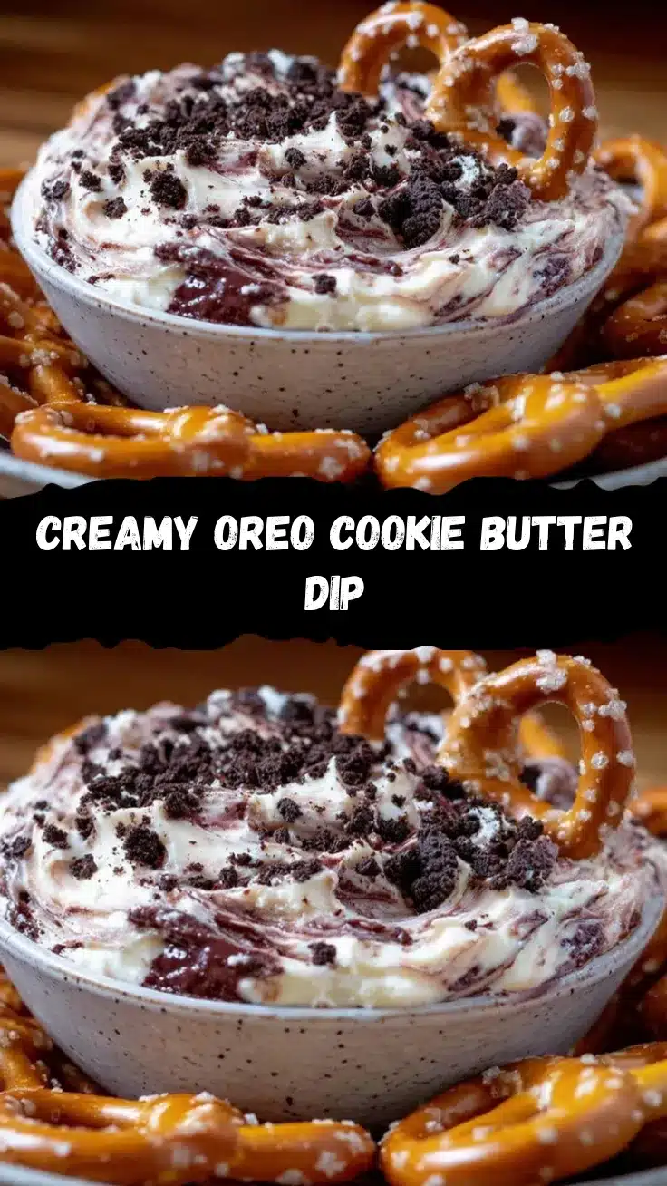 Oreo cookie butter dip recipe