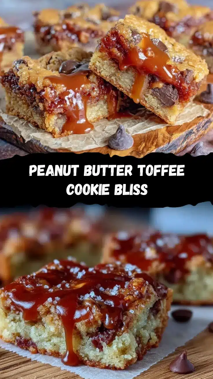 peanut butter cookie bars recipe