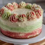 pink and green ombre wicked birthday cake - featured image