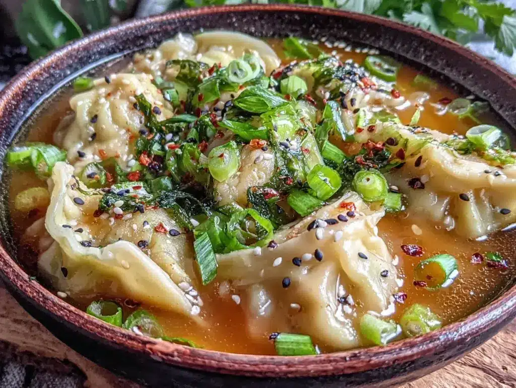 potsticker soup - featured image