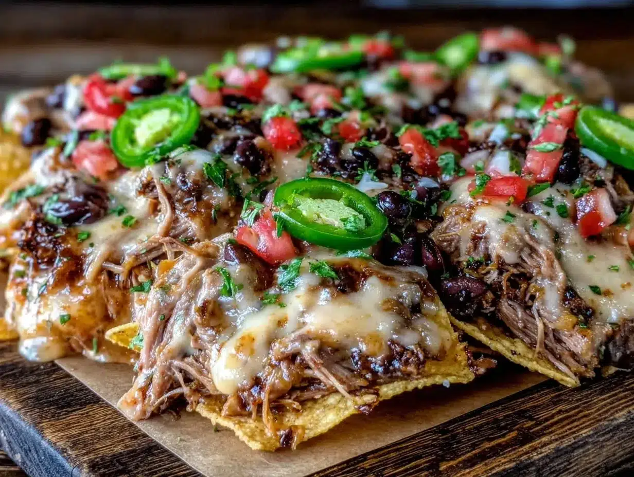 pulled pork nachos preparation steps