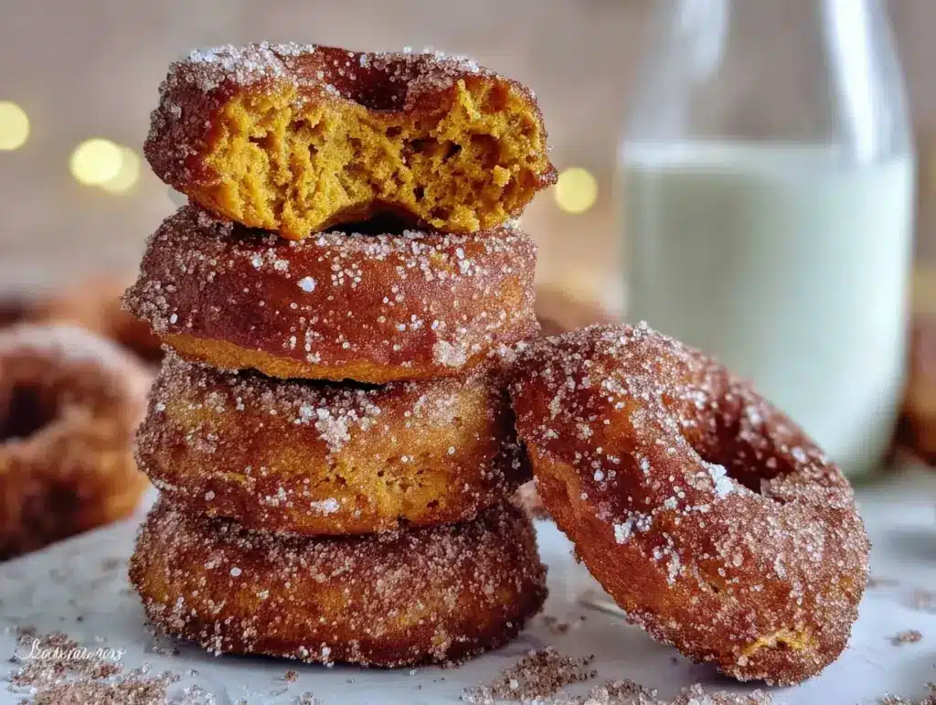 pumpkin donuts - featured image