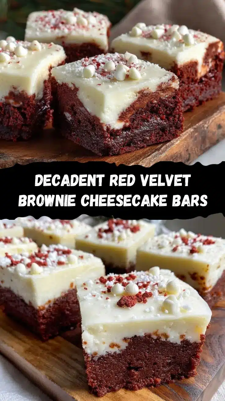 red velvet brownie cheesecake bars recipe