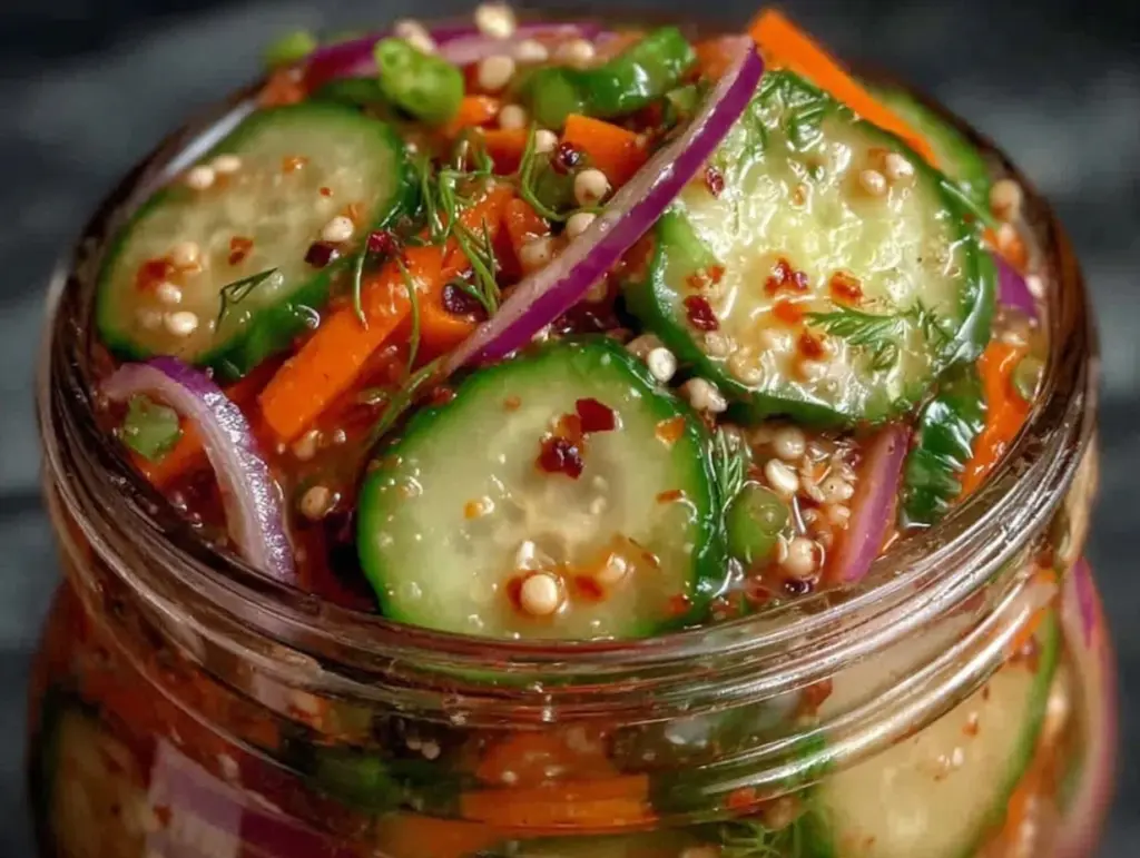 refrigerator pickled vegetables - featured image