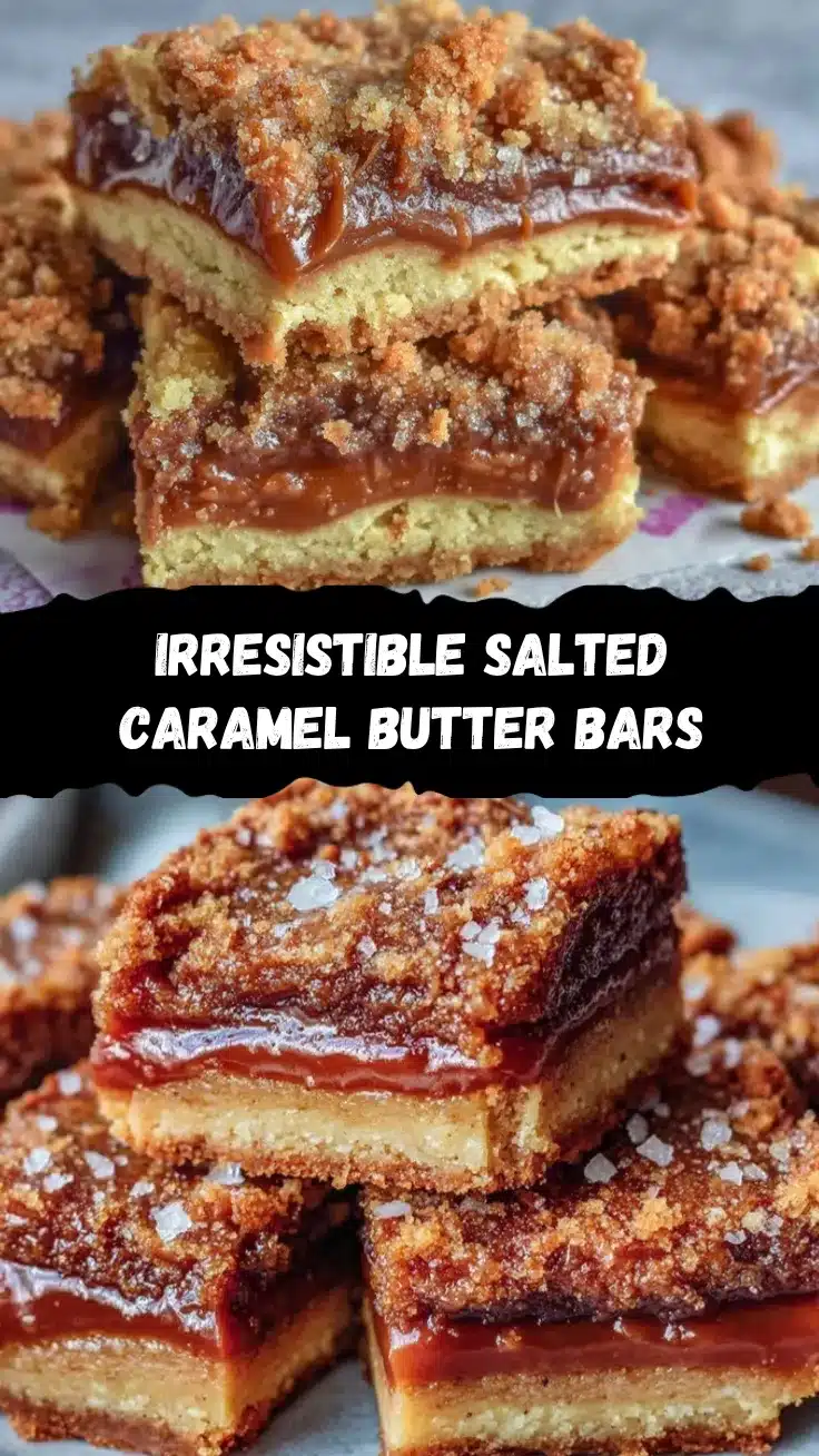 salted caramel butter bars recipe