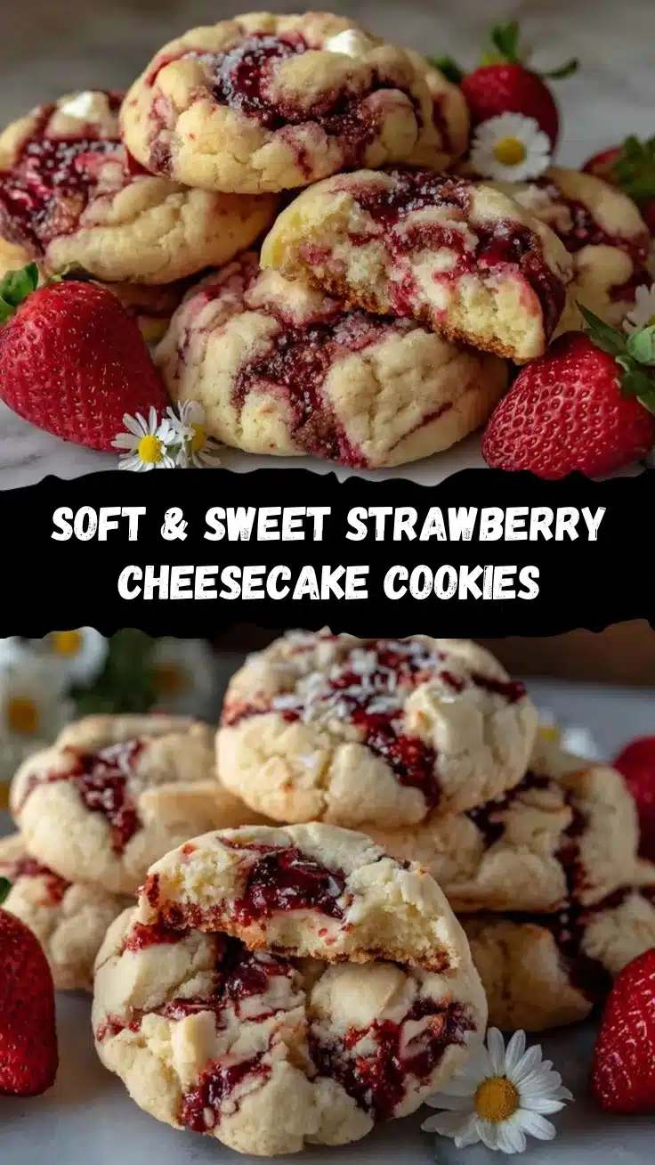strawberry cheesecake cookies recipe