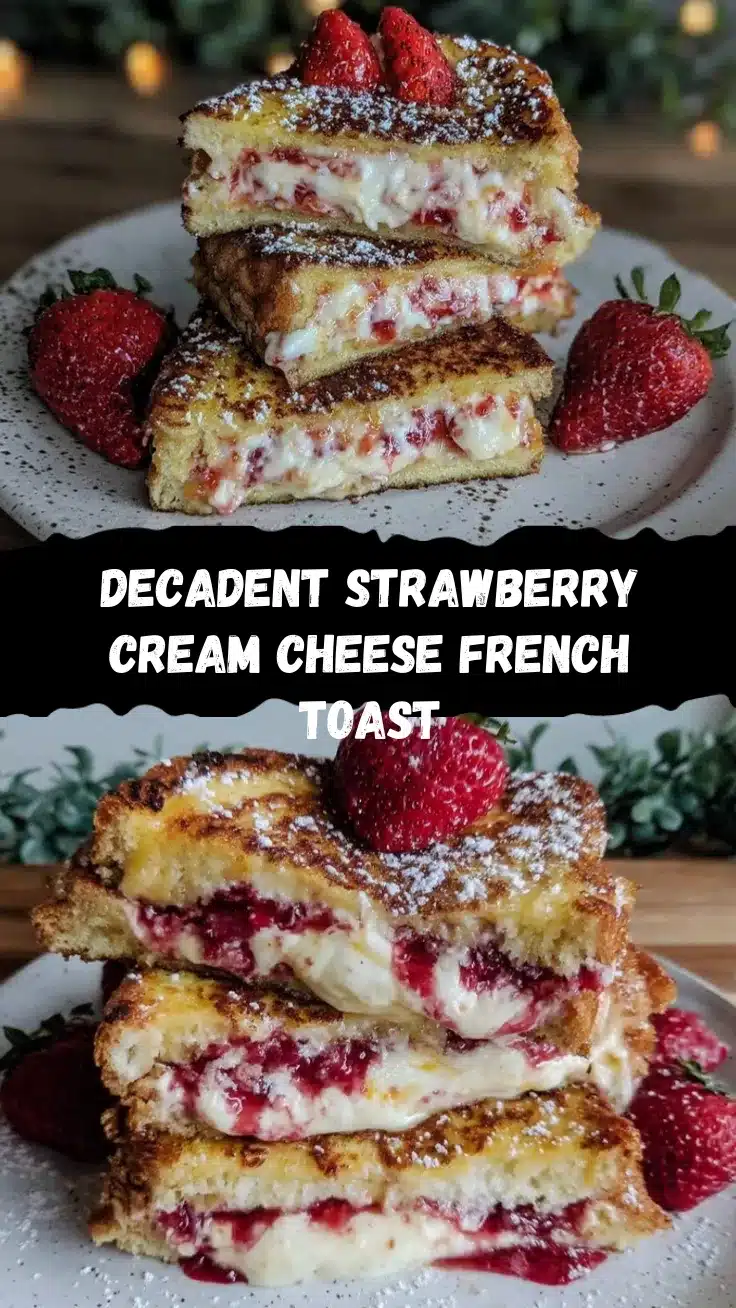 strawberry cream cheese stuffed french toast recipe