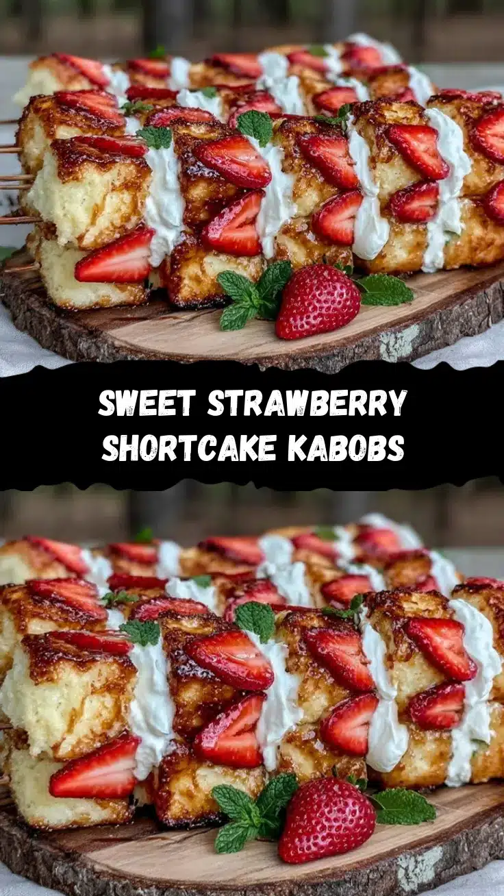strawberry shortcake kabobs recipe