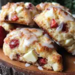 strawberry white chocolate scones - featured image