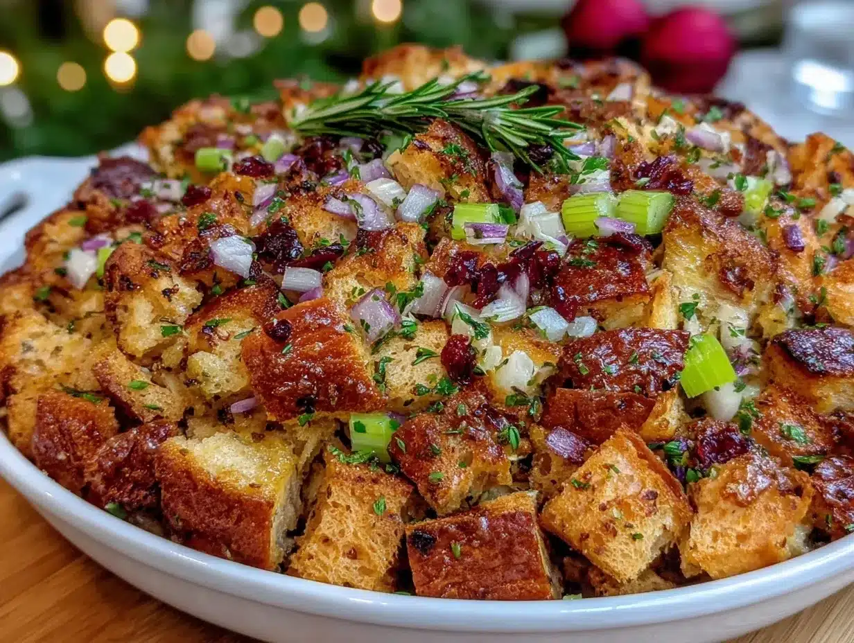 Thanksgiving stuffing recipe preparation steps