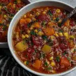 vegetable orzo soup - featured image