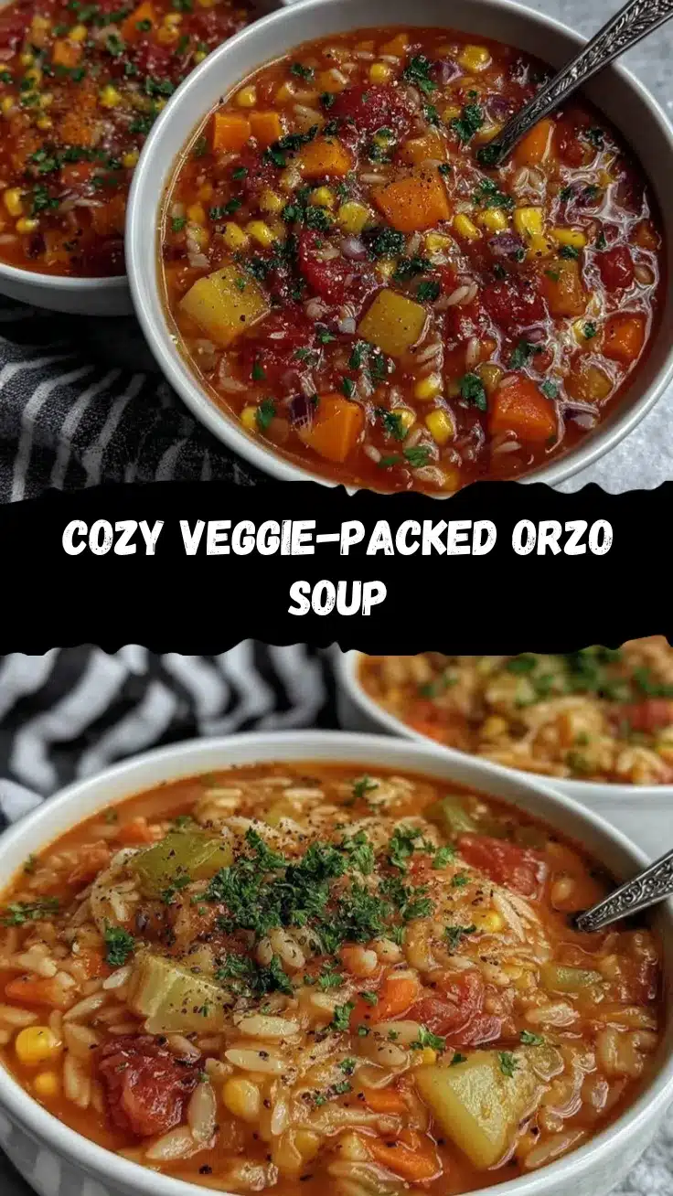 vegetable orzo soup recipe