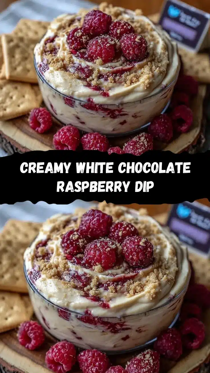 white chocolate raspberry cheesecake dip recipe