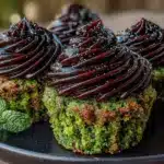 wicked green velvet cupcakes - featured image