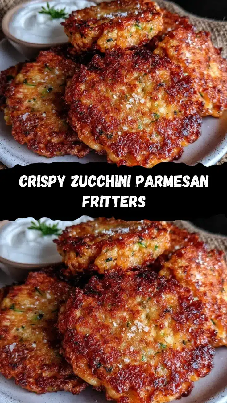 zucchini Parmesan fritters recipe