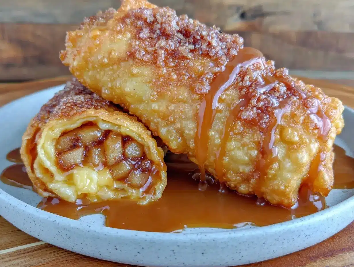 apple pie egg rolls preparation steps