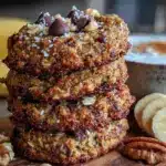 banana oatmeal breakfast cookies - featured image