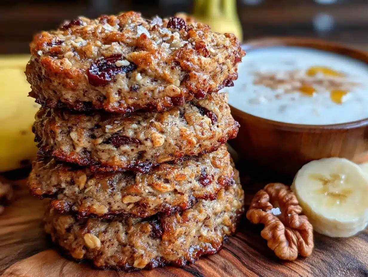 banana oatmeal breakfast cookies preparation steps