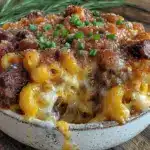 BBQ brisket mac and cheese - featured image