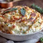 brown butter sage mashed potatoes - featured image