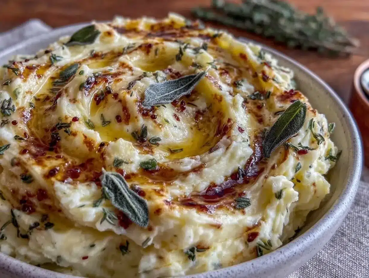 brown butter sage mashed potatoes preparation steps