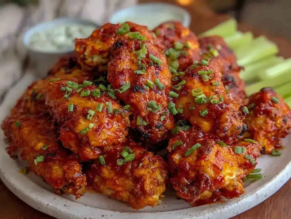 buffalo chicken wings recipe - featured image