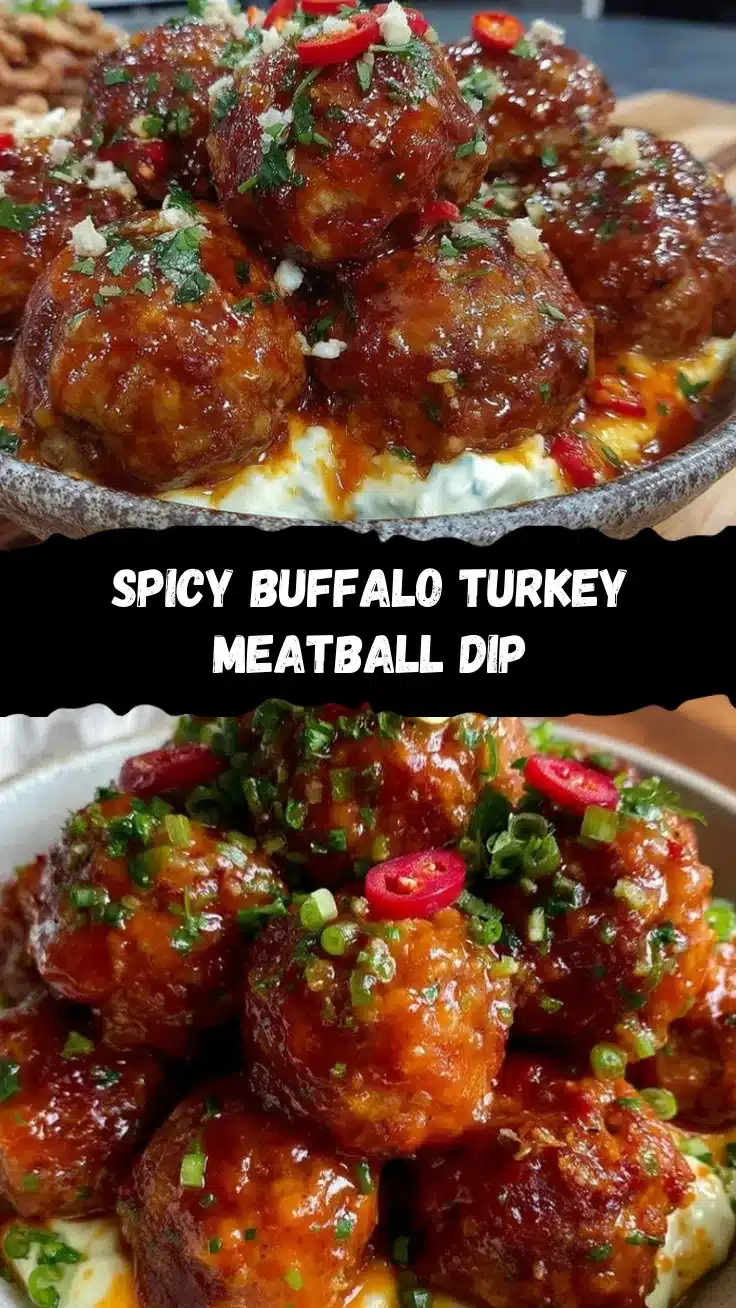 buffalo party bowl turkey meatballs recipe