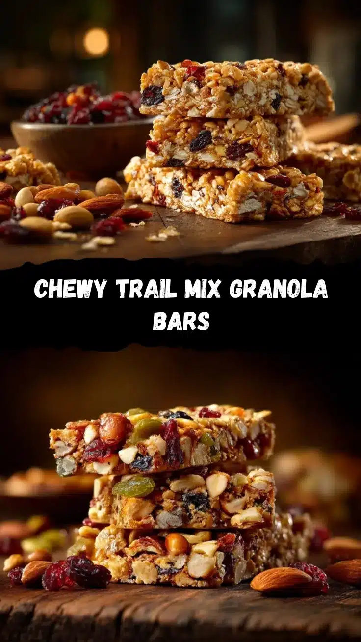 chewy trail mix granola bars recipe