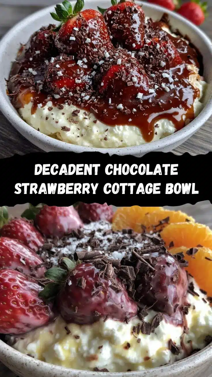 chocolate covered strawberries cottage cheese bowl recipe