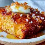 cornbread with honey butter recipe - featured image