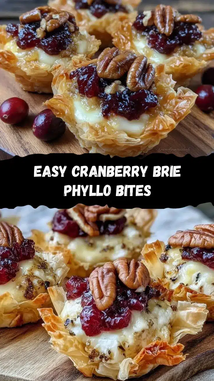 cranberry brie bites recipe