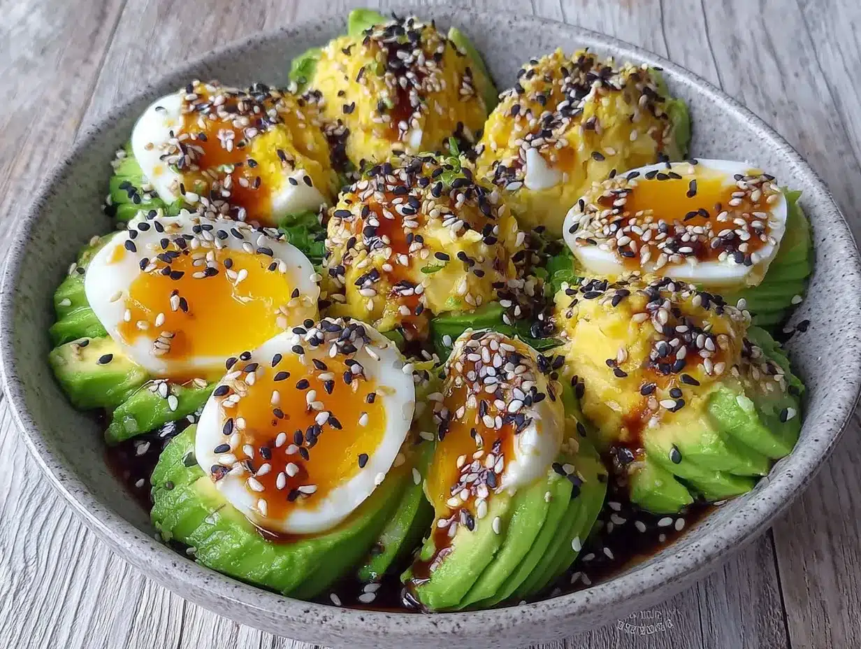 creamy miso sesame egg bowl preparation steps