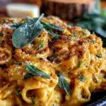 creamy pumpkin pasta - featured image