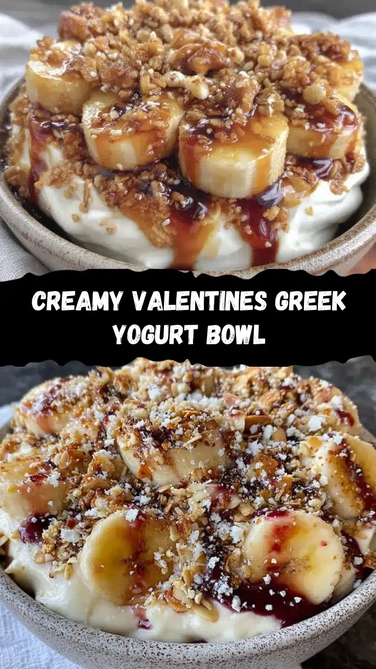 decadent Valentines alcoholic Greek yogurt bowl recipe
