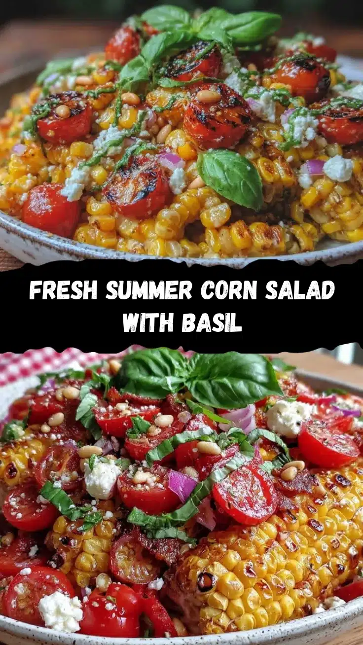 end of summer corn salad with basil recipe