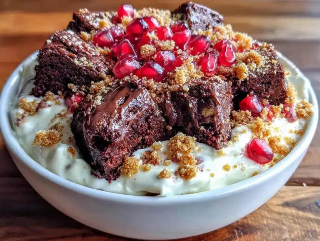 football brownies greek yogurt bowl - featured image