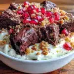 football brownies greek yogurt bowl - featured image