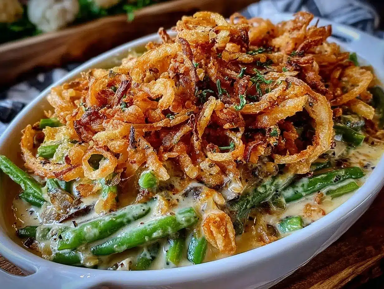 green bean casserole recipe preparation steps