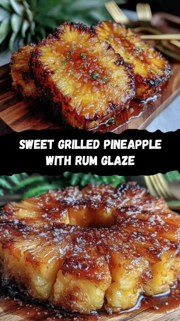 grilled pineapple with rum glaze recipe