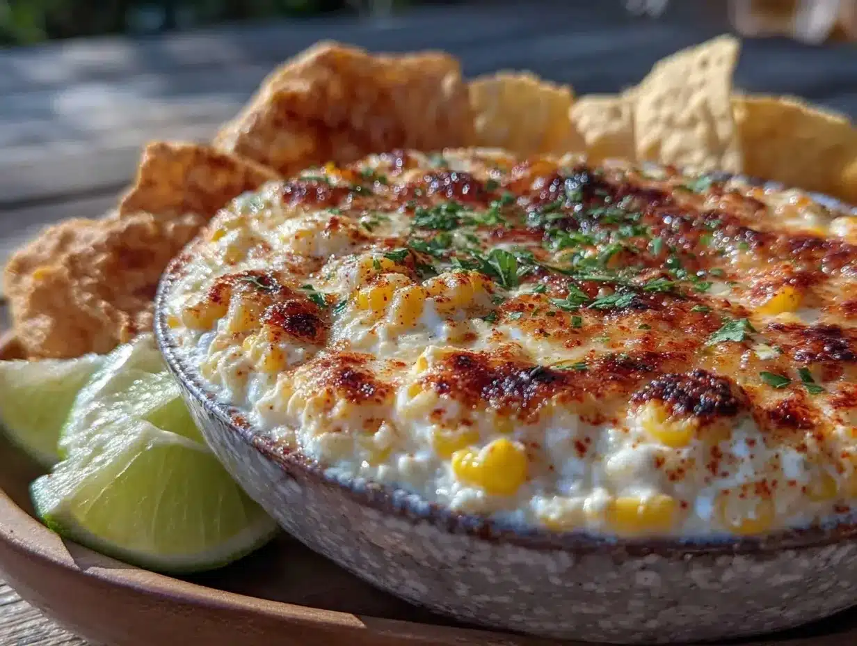 grilled street corn dip recipe preparation steps