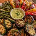 grilled veggie platter with creamy herb aioli - featured image