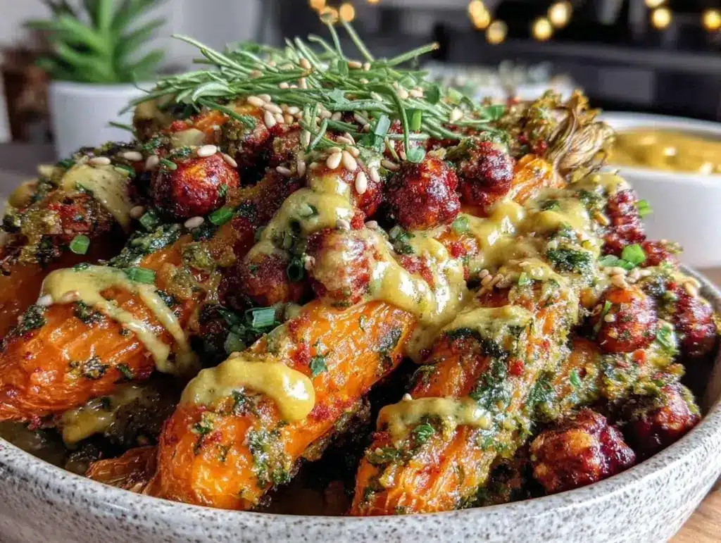 harissa chickpeas - featured image