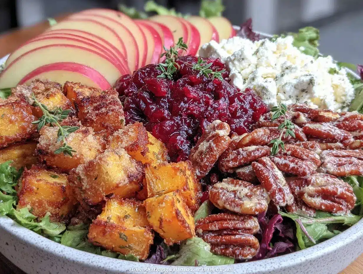 harvest apple salad preparation steps