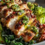 lemon-herb chicken collard greens bowl - featured image